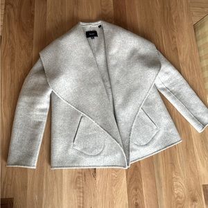 Faconnable women’s 100% wool wide collar jacket size 10